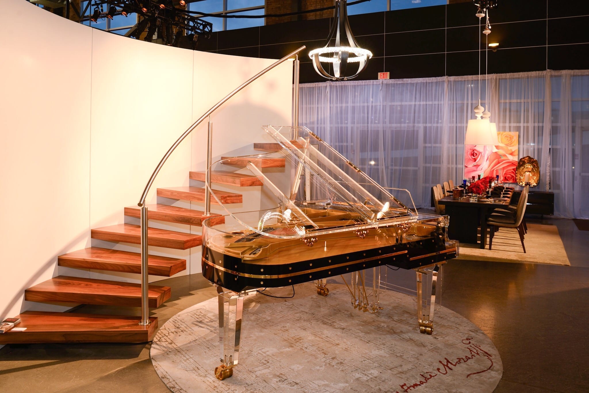 Schimmel Glass Grand Piano